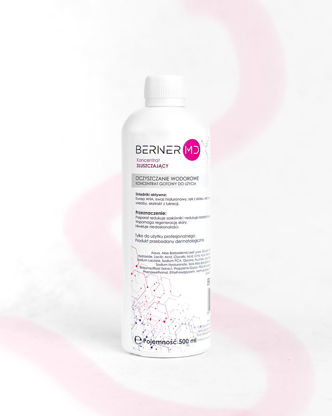 złuszczający płyn do oczyszczania wodorowego